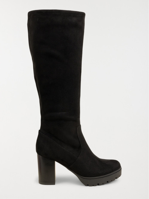 Bottes à talon femme noir (36-41)