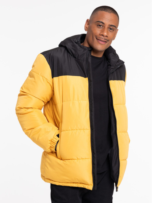 Blouson à capuche bicolore homme