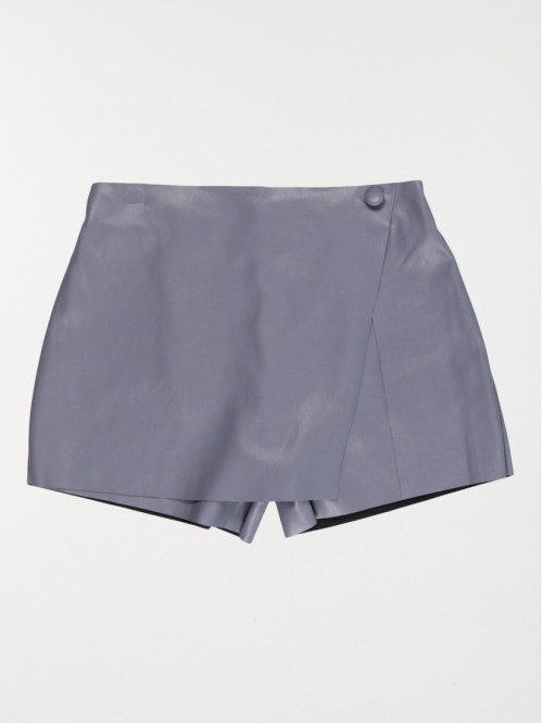 Jupe short fille granit bleu (XXS-M)