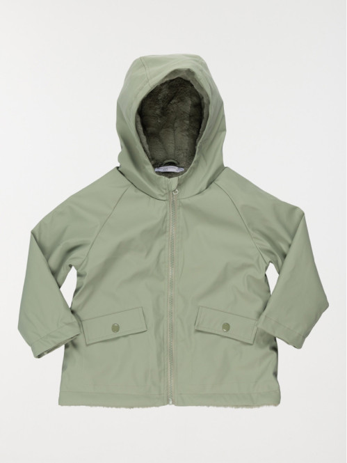 Blouson vert camou fille (3-12A)