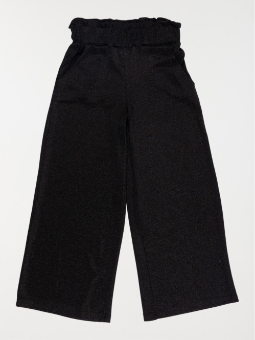 Pantalon brillant noir fille (6-12A)