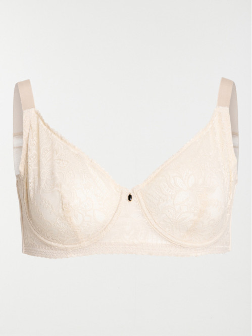 Soutien-gorge crème femme...