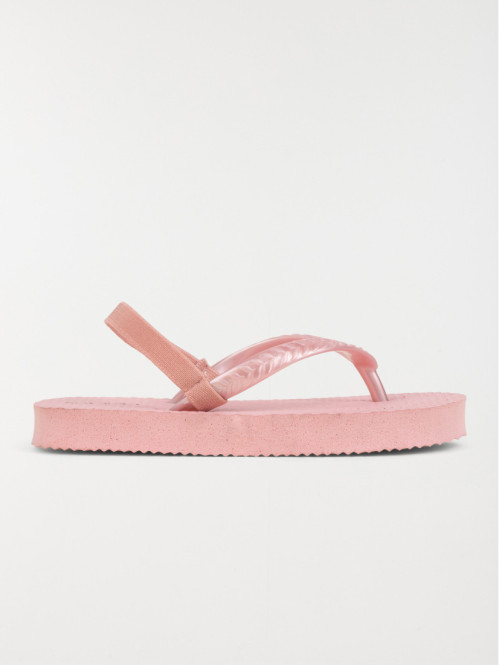 Tongs rose fille (24-30)