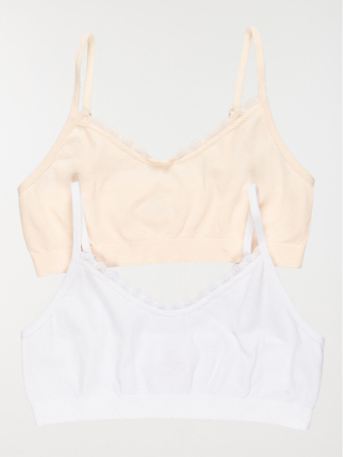 Lot de 2 brassières fille