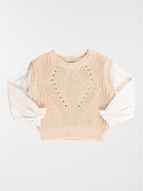 Pull fantaisie 2 en 1 fille (3-36M)