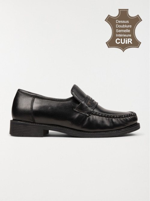 Mocassins noirs homme (40-45)