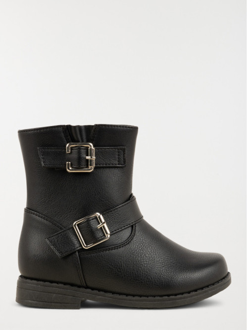 Bottines noir fille (24-30)