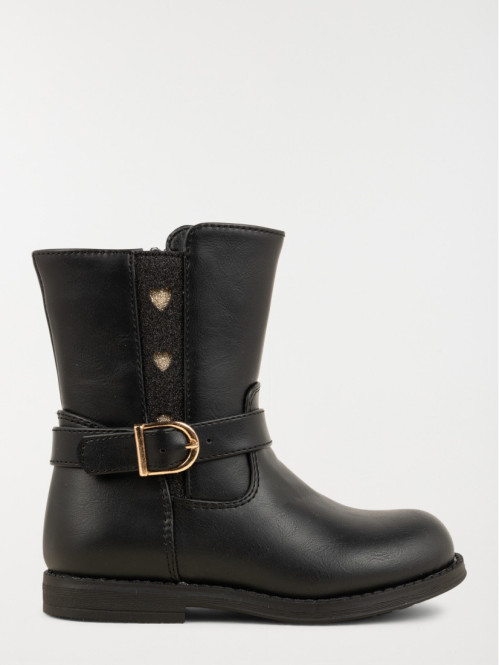 Bottes noir fille (25-30)