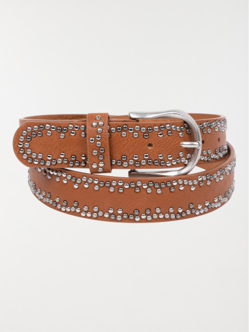 Ceinture camel studs femme