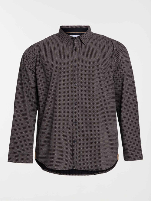 Chemise graphique grande taille homme