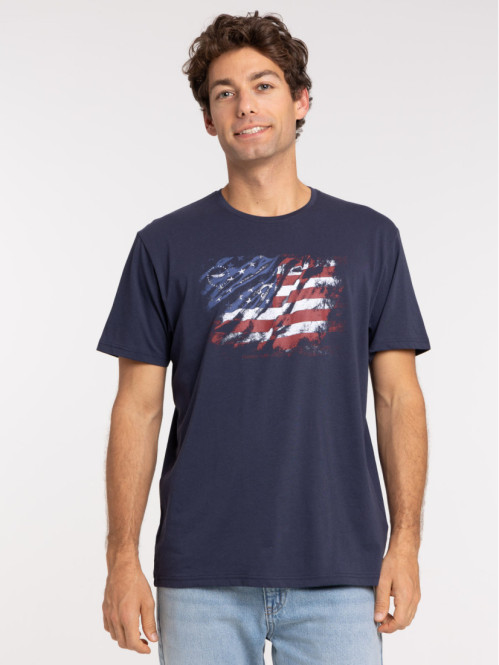 T-shirt Drapeau USA homme