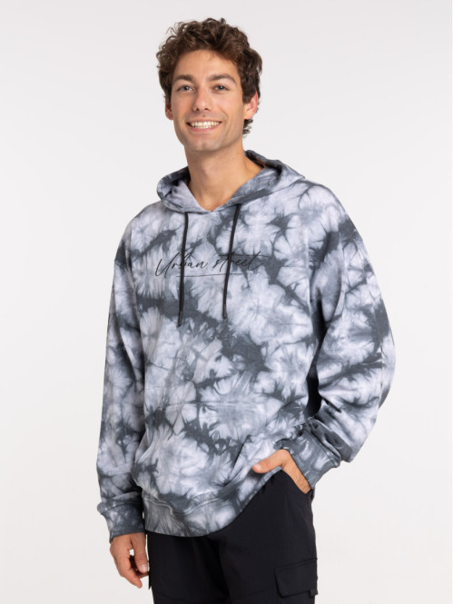 Sweat a capuche tie and dye homme