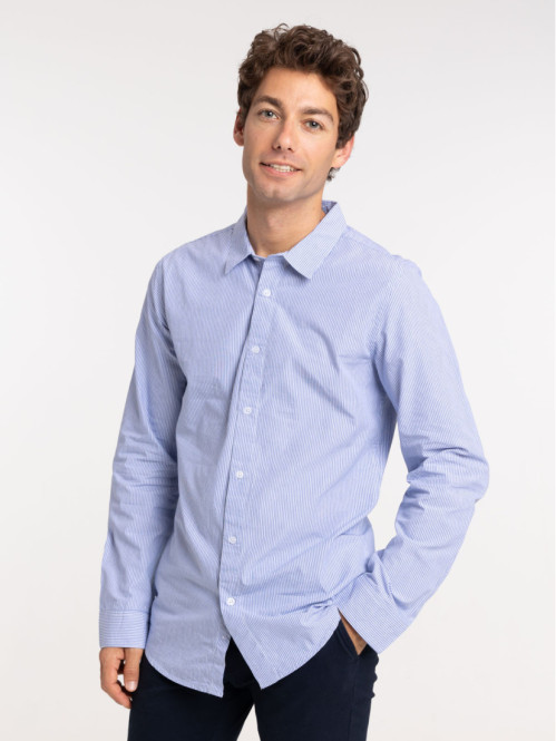 Chemise marine navy homme