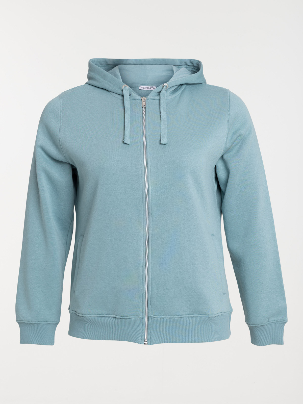 Sweat zippé grande taille femme