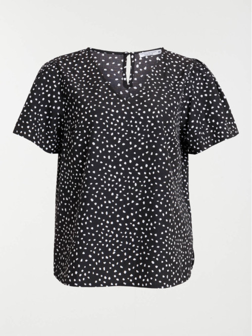 Blouse imprimée grande taille femme