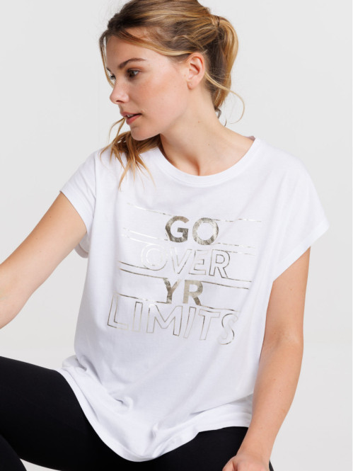 T-shirt de sport blanc femme