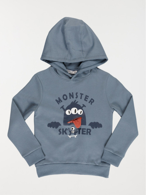 Sweat capuche monstre...