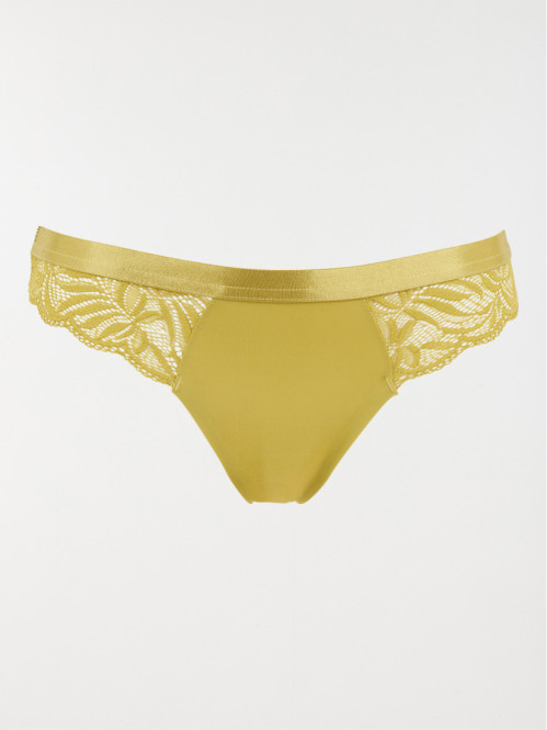 Tanga dentelle absinthe femme (S-XL)