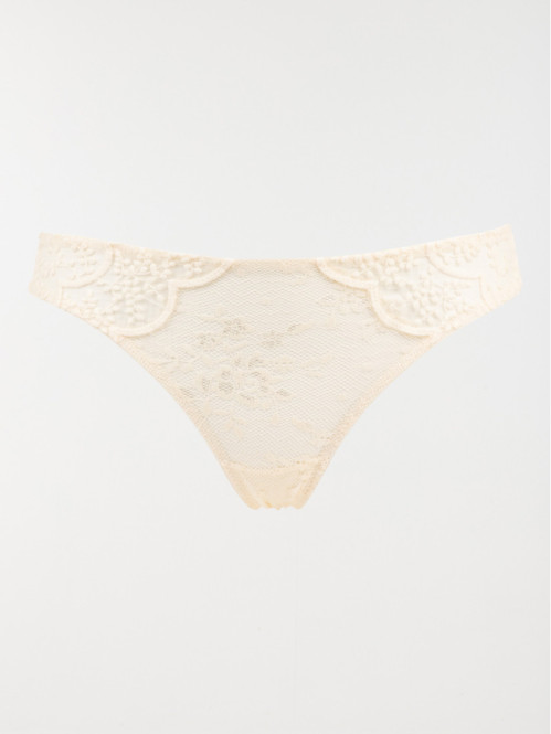 Tanga dentelle leche femme (S-XL)