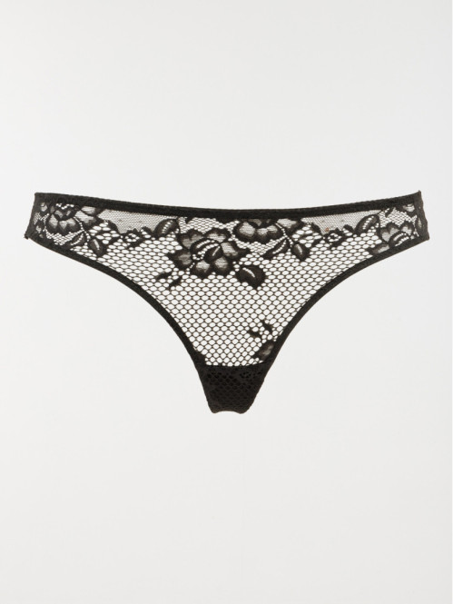 String dentelle noir femme...