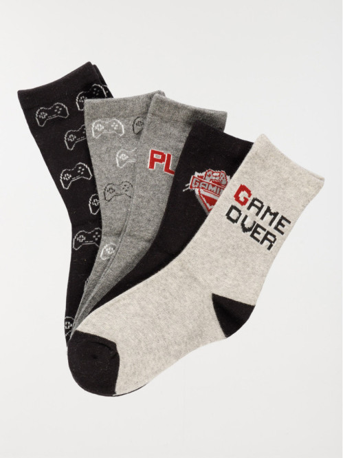 Lot de 5 chaussettes jeu...