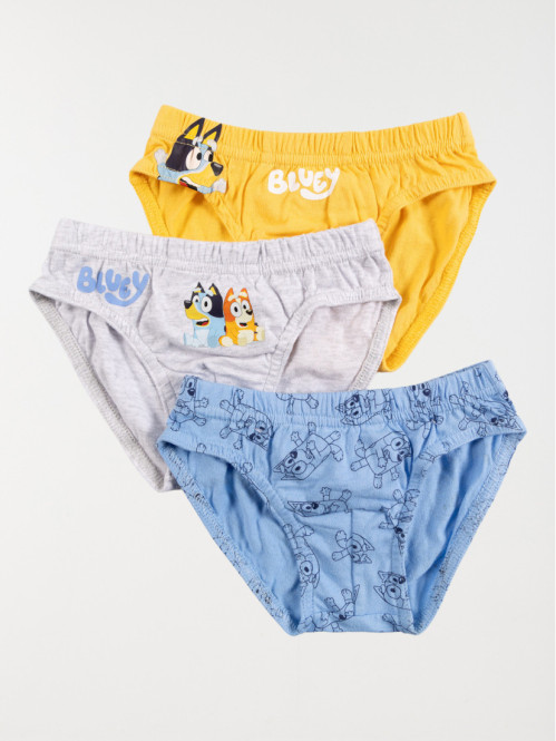 Lot de 3 slips Bluey garçon