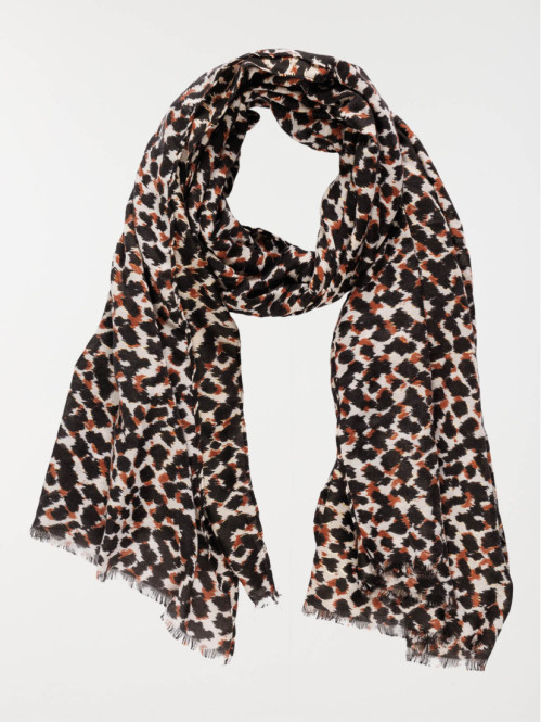 Foulard léopard femme