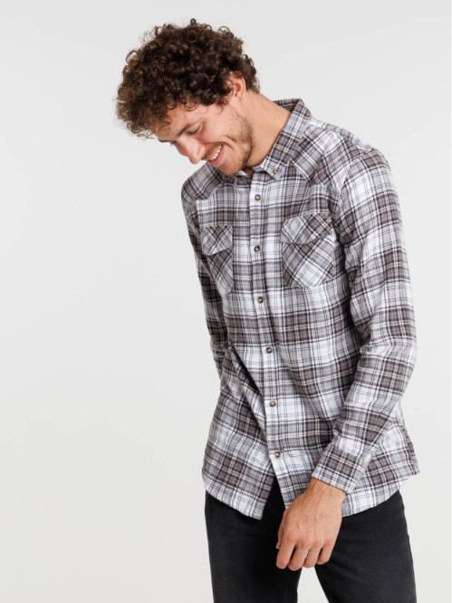 Chemise à carreaux homme pepper