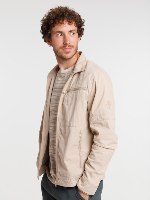 Blouson coloris sable homme