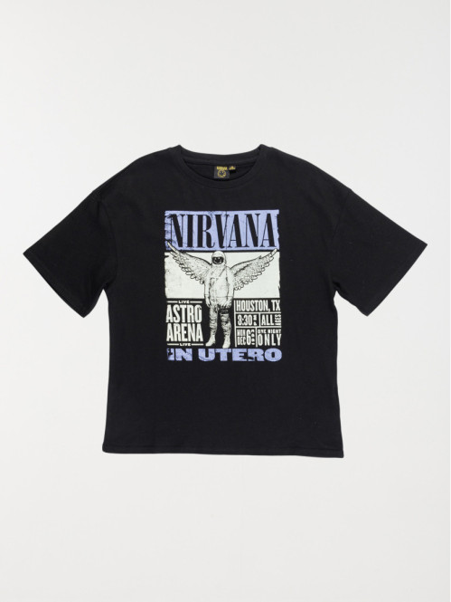 Tee-shirt Nirvana noir...