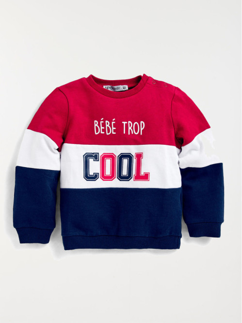 Sweat bébé trop cool garçon (3-36M)