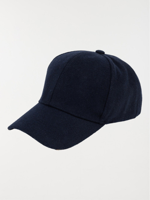 Casquette feutrine marine homme