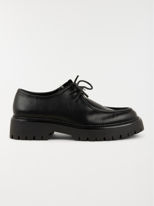 Derbies noires lacets femme...