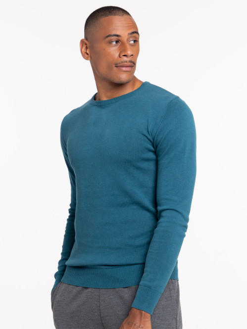 Pull bleu cascade homme