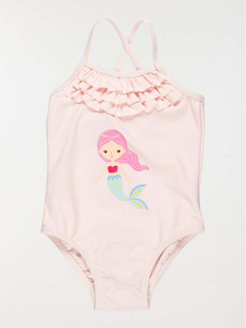 Maillot de bain 1 pièce sirène fille