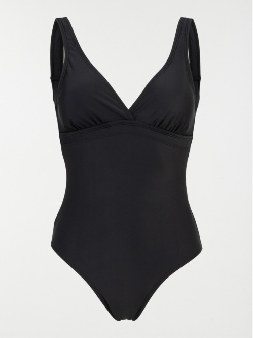 Maillot de bain 1 pièce noir femme