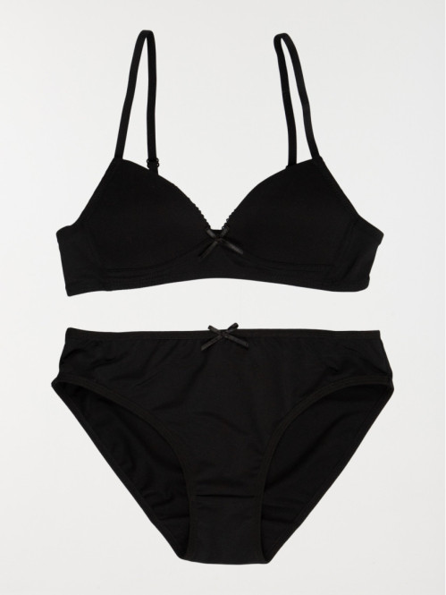 Soutien-gorge et slip fille...