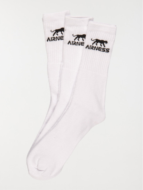 Lot 3 paires chaussettes Airness homme