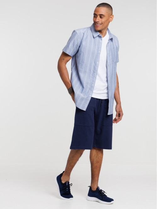 Short naval blue homme