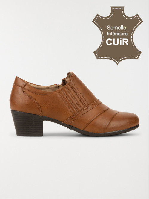 Chaussure marron à talon femme (36-41)