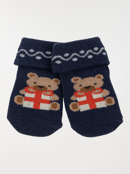 Chaussettes ourson et cadeau bébé