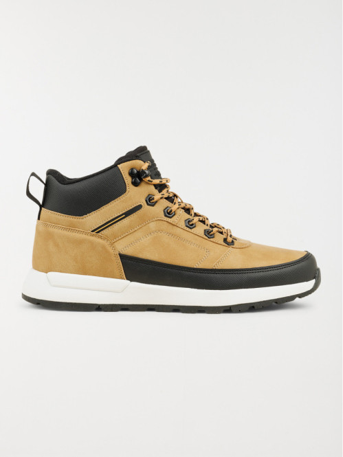 Boots lacets camel homme...