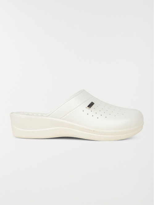 Sabot confort blanc femme (36-41)