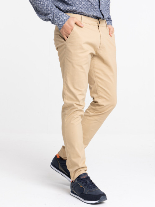 Pantalon crème homme