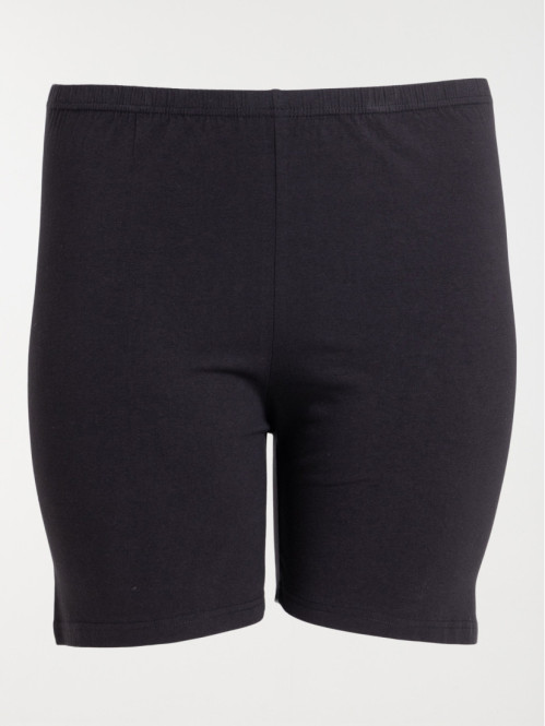 Cycliste noir grande taille femme