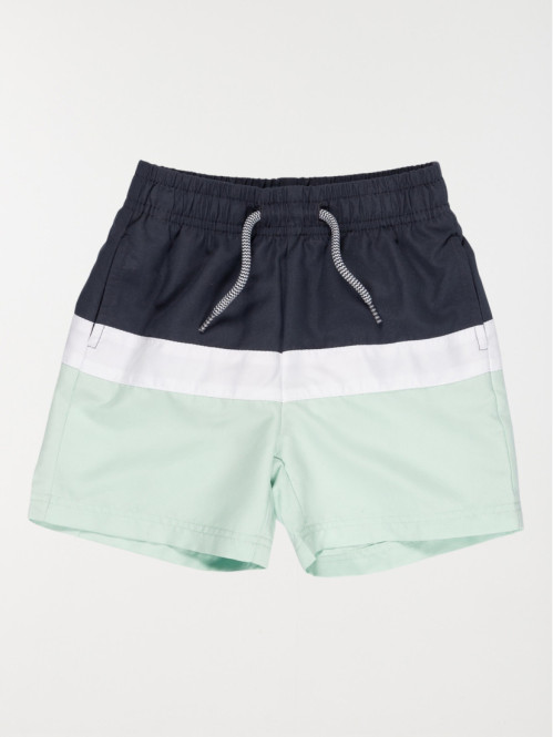 Short de bain colorblock garçon (3-8A)