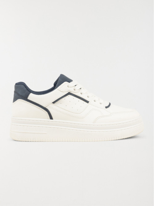 Baskets blanches femme basses (36-41)