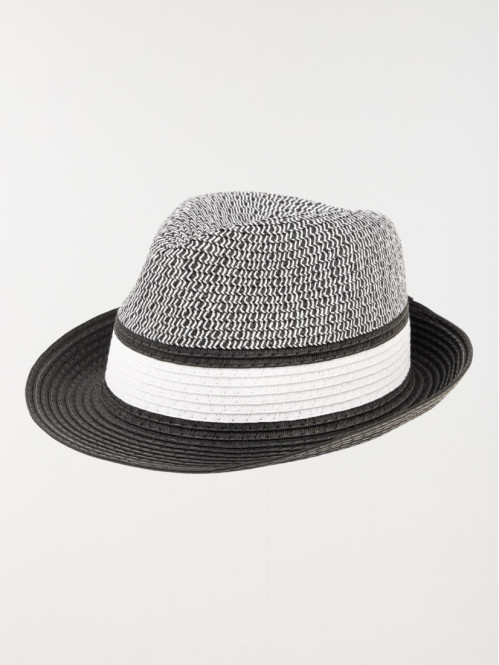 Chapeau noir homme