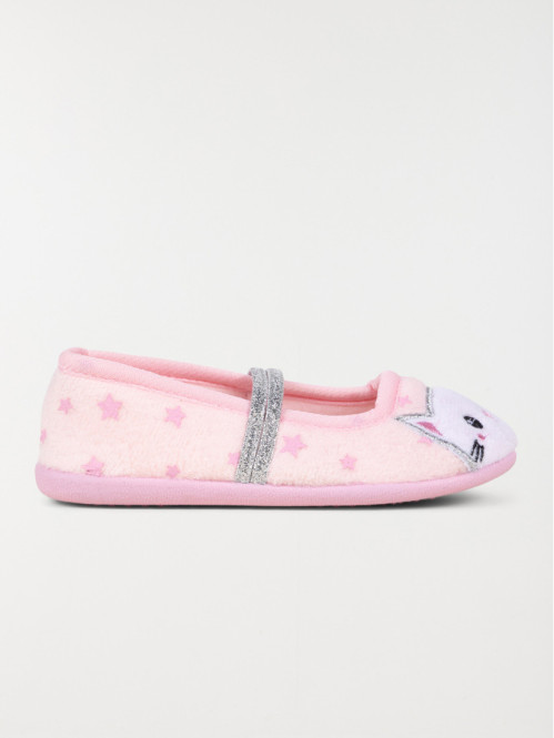 Chaussons motif chat fille (24-30)