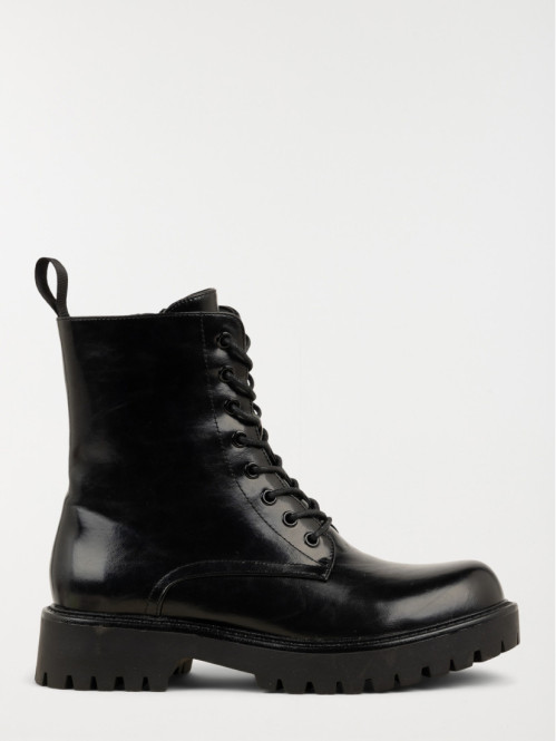 Bottines noires à lacet femme (36-41)